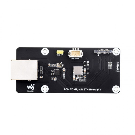 PCIe TO Gigabit ETH Board (C) For Raspberry Pi 5, Supports Raspberry Pi OS, Driver-Free, Plug And Play, Raspberry Pi 5 PCIe Adapter