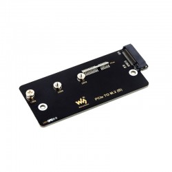PCIe TO M.2 adapter (B), Supports NVMe Protocol M.2 Solid State Drive, High-speed Reading/Writing, Supports Raspberry Pi Compute Module 4