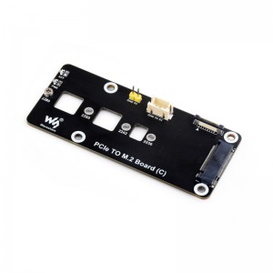 PCIe To M.2 Adapter Board (C) for Raspberry Pi 5, Supports NVMe Protocol M.2 Solid State Drive, High-speed Reading/Writing PCIe To M.2 Adapter Board (C) for Raspberry Pi 5, Supports NVMe Protocol M.2 Solid State Drive, High-speed Reading/Writing