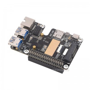 Waveshare PCIe to MiniPCIe / Gigabit Ethernet / USB 3.2 Gen1 HAT for Raspberry Pi 5, Supports MiniPCIe interface 4G Module, High-speed Networking, Raspberry Pi 5 HAT Waveshare PCIe to MiniPCIe / Gigabit Ethernet / USB 3.2 Gen1 HAT for Raspberry Pi 5, Supports MiniPCIe interface 4G Module, High-speed Networking, Raspberry Pi 5 HAT