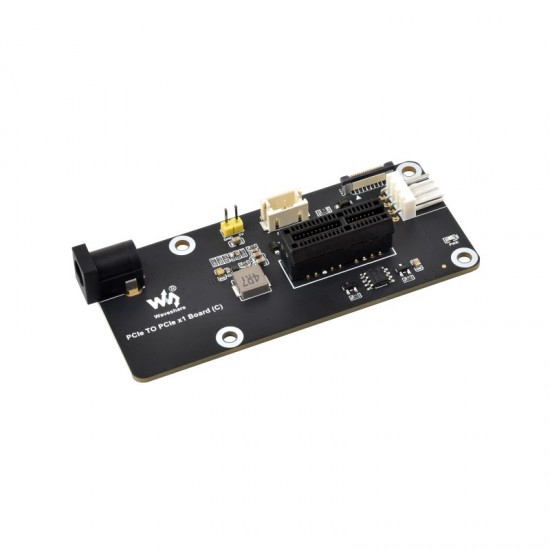 PCIe FFC Connector To Standard PCIe x1 Slot Adapter Board (C) For Raspberry Pi 5, Compatible With PCIe x1, x4, x8, And x16 Interface Devices