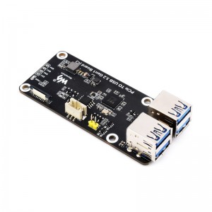 PCIe To 4-Ch USB3.2 Gen1 Board (C) For Raspberry Pi 5, Up To 5Gbps Transmission Speed, Driver-Free, Plug And Play, Raspberry Pi 5 PCIe Adapter PCIe To 4-Ch USB3.2 Gen1 Board (C) For Raspberry Pi 5, Up To 5Gbps Transmission Speed, Driver-Free, Plug And Play, Raspberry Pi 5 PCIe Adapter