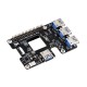 PCIe To USB 3.2 Gen1 HAT for Raspberry Pi 5, PCIe to USB HUB, 4x High Speed USB Ports, driver-free, plug and play, HAT + Standard