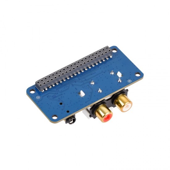Waveshare PCM5122 HIFI I2S DAC Audio Board For Raspberry Pi, Based On Raspberry Pi 40PIN GPIO Header, Stereo Encoding / Decoding, Supports High-quality Audio Playback Waveshare PCM5122 HIFI I2S DAC Audio Board For Raspberry Pi, Based On Raspberry Pi 40PIN GPIO Header, Stereo Encoding / Decoding, Supports High-quality Audio Playback