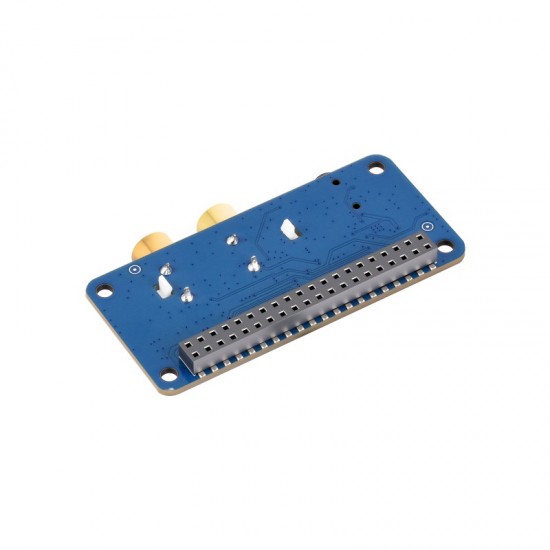 Waveshare PCM5122 HIFI I2S DAC Audio Board For Raspberry Pi, Based On Raspberry Pi 40PIN GPIO Header, Stereo Encoding / Decoding, Supports High-quality Audio Playback Waveshare PCM5122 HIFI I2S DAC Audio Board For Raspberry Pi, Based On Raspberry Pi 40PIN GPIO Header, Stereo Encoding / Decoding, Supports High-quality Audio Playback