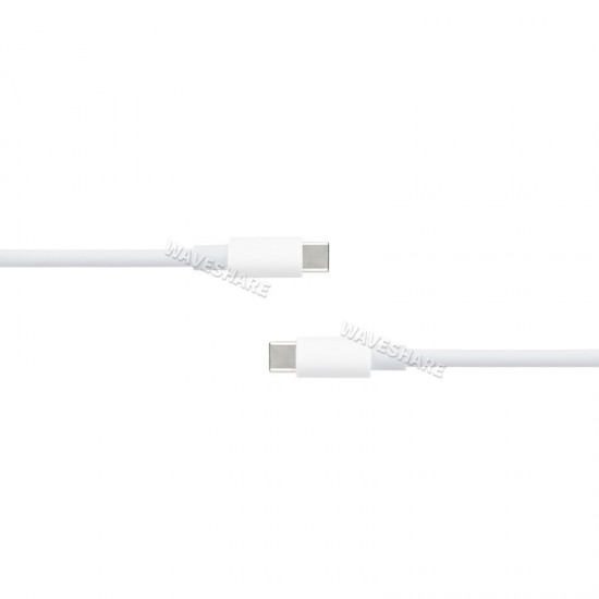 USB Type-C to Type-C 100W Fast Charging Data Cable, Supports 5A High Current - 1 Meter Length