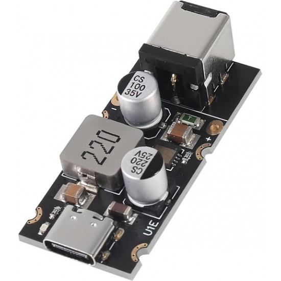 PD65W Fast Charging Adapter Module with DC5525 Output Connector