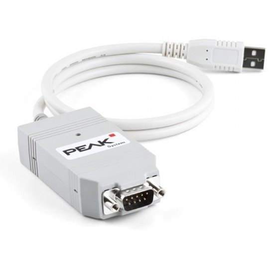 PEAK-System PCAN-USB to RS232 Serial Adapter | USB 2.0 to DB9 Male Serial Converter