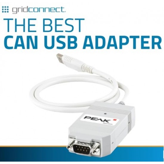 PEAK-System PCAN-USB to RS232 Serial Adapter | USB 2.0 to DB9 Male Serial Converter
