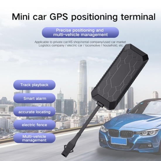 PG08 2G Quad Band GPS Vehicle Tracker 850/900/1800/1900MHz Real-Time Anti-Theft Car GPS Locator with 10m Positioning Accuracy