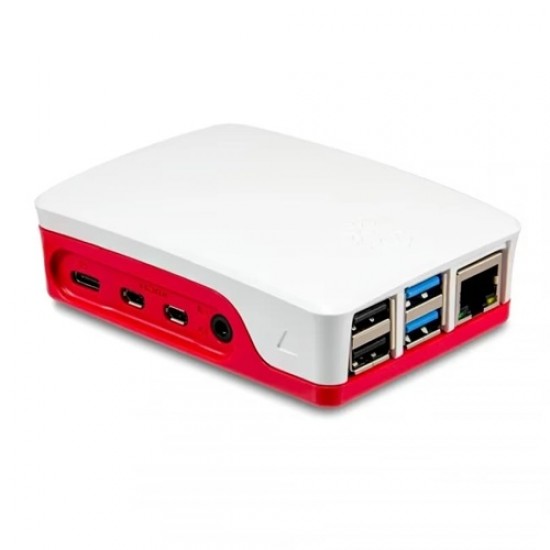 Raspberry PI 4 Red & White Enclosure Raspberry PI 4 Red & White Enclosure