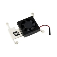 Low-Profile CPU Cooling Fan For Raspberry Pi 4B/3B+/3B, With Aluminum Alloy Bracket