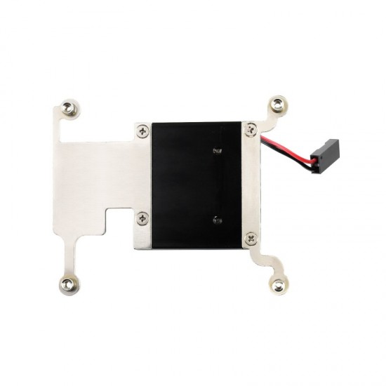 Low-Profile CPU Cooling Fan For Raspberry Pi 4B/3B+/3B, With Aluminum Alloy Bracket & GPIO Adapter