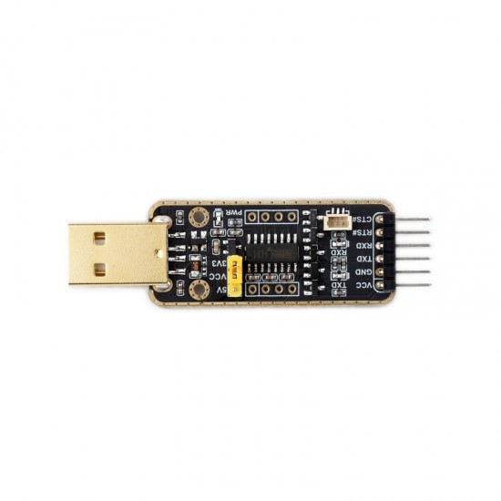 USB To UART Debugger Module for Raspberry Pi 5, Type-A Port, Onboard UART Connector, High Baud Rate Transmission