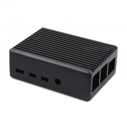 Aluminum Stripe Grooved Case for Raspberry Pi 4, Inner Heatsink Pillars Aluminum Stripe Grooved Case for Raspberry Pi 4, Inner Heatsink Pillars