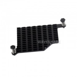 Aluminum Heatsink For Raspberry Pi 5, With Thermal Pads And Spring-Loaded Push Pins Aluminum Heatsink For Raspberry Pi 5, With Thermal Pads And Spring-Loaded Push Pins