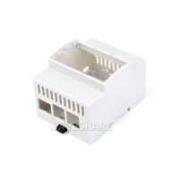 DIN rail ABS Case for Raspberry Pi 5, large inner space, injection moulding