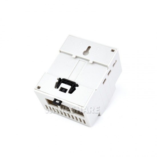 DIN rail ABS Case for Raspberry Pi 5, large inner space, injection moulding