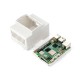 DIN rail ABS Case for Raspberry Pi 5, large inner space, injection moulding