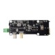 Waveshare PCIe To M.2 Multifunctional Adapter (E) For Raspberry Pi 5, 4K Output, Onboard PoE Power Supply And PCIe To M.2 Interface Circuits, Supports NVMe Solid State Drives