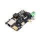 Waveshare PCIe To M.2 Multifunctional Adapter, 4K Output, Original RTL8125 2.5GbE Ethernet Controller, Supports Raspberry Pi OS, Driver-free, Supports Networking And PoE Power Supply