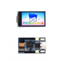 RP2040 Microcontroller Camera Development Board, Onboard HM01B0 Grayscale Camera And 1.14inch IPS LCD Display