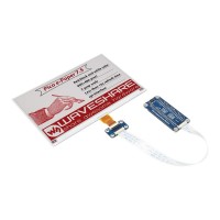 7.5inch E-Paper E-Ink Display Module (B) For Raspberry Pi Pico, 800×480 Pixels, Red / Black / White, SPI Interface