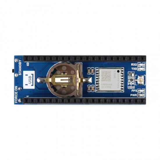 L76K GNSS Module For Raspberry Pi Pico, GPS / BeiDou (BDS) / GLONASS / QZSS Support, Supports A-GNSS Function