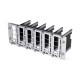Waveshare PiRack-M6F multi-node server cluster kit for Raspberry Pi 4/5, 10inch rack width, 2U mounting space