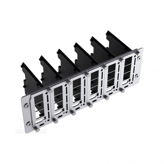 Waveshare PiRack-M6F multi-node server cluster kit for Raspberry Pi 4/5, 10inch rack width, 2U mounting space