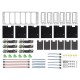 Waveshare PiRack-M6F multi-node server cluster kit for Raspberry Pi 4/5, 10inch rack width, 2U mounting space