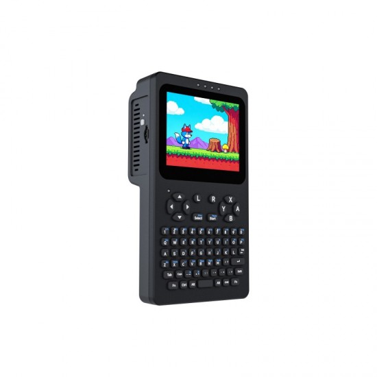 Waveshare Portable Raspberry Pi Handheld Linux Terminal With 3.5inch Touch Display, Built-in Raspberry Pi 5 With 1GB Ram & Pre-Installed 64GB TF SD Card, 640 × 480 Resolution Optical Bonding, Inbulit 3.7V 5000mAh Lithium Battery 
