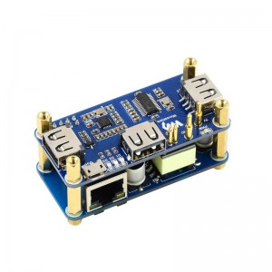 Waveshare PoE Ethernet / USB HUB HAT for Raspberry Pi Zero, 1x RJ45, 3x USB Waveshare PoE Ethernet / USB HUB HAT for Raspberry Pi Zero, 1x RJ45, 3x USB
