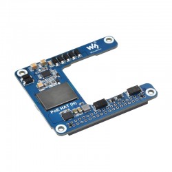 Waveshare Power Over Ethernet HAT (H) For Raspberry Pi 5 / CM 5, 5V 5A Output, Supports 802.3af/at Network Standard, Isolated Switched-mode Power Supply