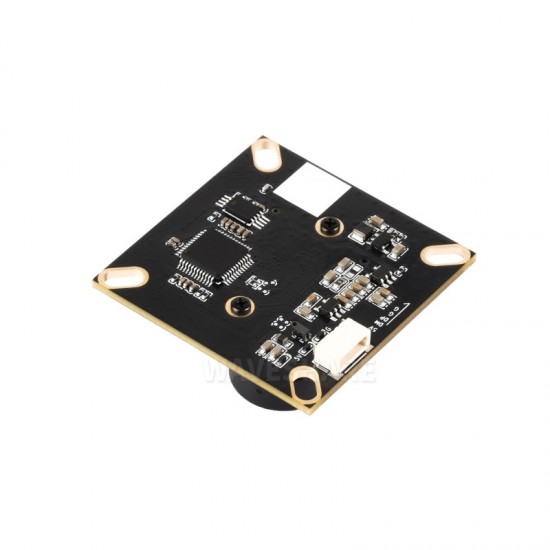 Waveshare PS5268 2MP M12 Camera Module Type B, USB 2.0 Header, High Dynamic Range, Rolling Shutter, Onboard Dual Microphones