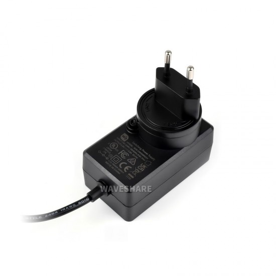 5V 5A DC Power Supply / Adapter - DC Jack Output - OD 5.5mm - ID 2.1mm - 1.2 Meter Cable Length 5V 5A DC Power Supply / Adapter - DC Jack Output - OD 5.5mm - ID 2.1mm - 1.2 Meter Cable Length
