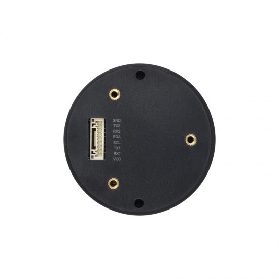 Waveshare Q43 NEO-F9P-15B Multi-Constellation Multi-Band GNSS RTK Centimeter-Level Positioning Module, With Helical Antenna, Built-in 3-Axis Magnetometer