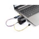 Waveshare Q43 NEO-F9P-15B Multi-Constellation Multi-Band GNSS RTK Centimeter-Level Positioning Module, With Helical Antenna, Built-in 3-Axis Magnetometer
