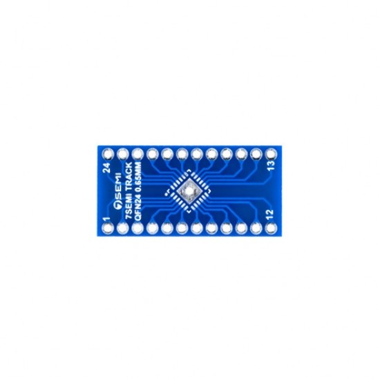 7Semi QFN24 0.5mm QFN24 0.65mm Breakout Adapter PCB (MPN: TR-10121) 7Semi QFN24 0.5mm QFN24 0.65mm Breakout Adapter PCB (MPN: TR-10121)