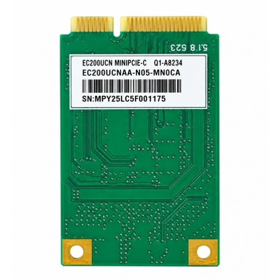 Quectel EC200U-CNAA-N05-MN0CA 4G LTE Cat 1 Mini PCIe Module with GNSS