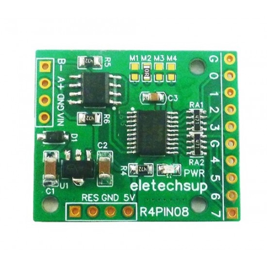 R4PIN08-PIN-4DI-4DO 8-Channel RS485 Modbus RTU Remote I/O Module | 4 Digital Inputs & 4 Digital Outputs | 5V/12V/24V TTL R4PIN08-PIN-4DI-4DO 8-Channel RS485 Modbus RTU Remote I/O Module | 4 Digital Inputs & 4 Digital Outputs | 5V/12V/24V TTL