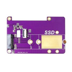 Elecrow Raspberry Pi 5 PCIE to M.2 NVME SSD solid state drive expansion board supports Gen3/M.2 2280 SSD (MPN:RPI08239D)