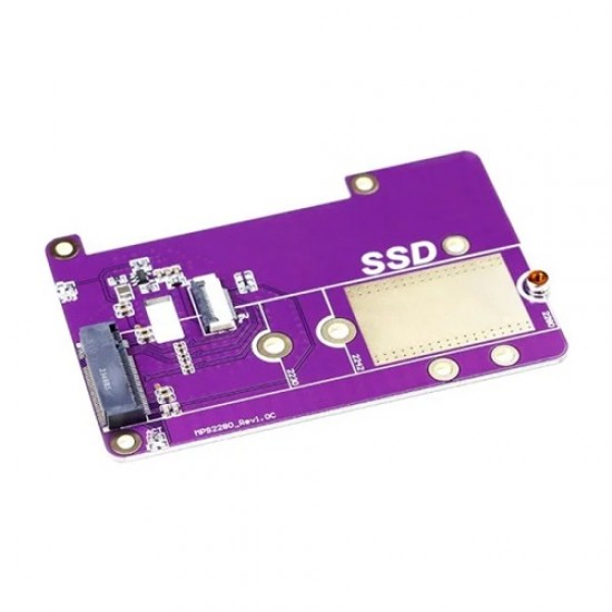 Elecrow Raspberry Pi 5 PCIE to M.2 NVME SSD solid state drive expansion board supports Gen3/M.2 2280 SSD (MPN:RPI08239D) Elecrow Raspberry Pi 5 PCIE to M.2 NVME SSD solid state drive expansion board supports Gen3/M.2 2280 SSD (MPN:RPI08239D)