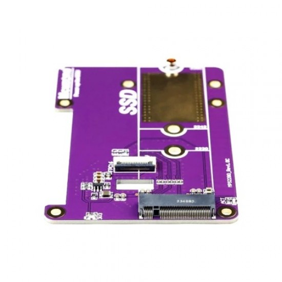 Elecrow Raspberry Pi 5 PCIE to M.2 NVME SSD solid state drive expansion board supports Gen3/M.2 2280 SSD (MPN:RPI08239D) Elecrow Raspberry Pi 5 PCIE to M.2 NVME SSD solid state drive expansion board supports Gen3/M.2 2280 SSD (MPN:RPI08239D)