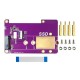 Elecrow Raspberry Pi 5 PCIE to M.2 NVME SSD solid state drive expansion board supports Gen3/M.2 2280 SSD (MPN:RPI08239D) Elecrow Raspberry Pi 5 PCIE to M.2 NVME SSD solid state drive expansion board supports Gen3/M.2 2280 SSD (MPN:RPI08239D)