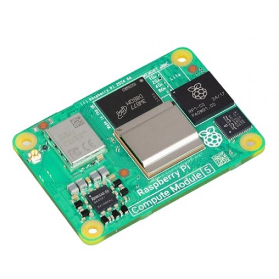 Raspberry Pi Compute Module 5 (CM5102032) – 2GB RAM, 32GB eMMC, Dual-Band 2.4/5GHz Wi-Fi, Bluetooth 5.0