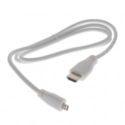 Official Raspberry Pi Micro HDMI to Standard HDMI Cable For Raspberry Pi 4 Official Raspberry Pi Micro HDMI to Standard HDMI Cable For Raspberry Pi 4