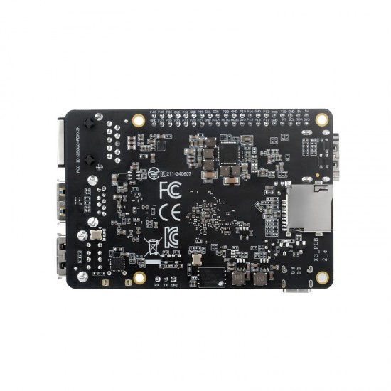 D-Robotics RDK X3 Development Board, Quad-core ARM Cortex-A53 Processer, 5Tops Edge Inference Capabilities, 2GB LPDDR4 RAM