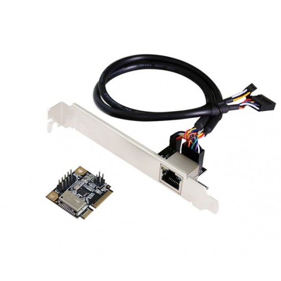 Realtek RTL8111H Controller Mini PCIe to Gigabit Ethernet RJ45 Network Card with Single RJ45 Bracket Realtek RTL8111H Controller Mini PCIe to Gigabit Ethernet RJ45 Network Card with Single RJ45 Bracket