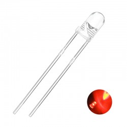 LED - Basic Red - 3mm - Diffused - 150-200 mcd LED - Basic Red - 3mm - Diffused - 150-200 mcd